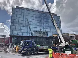 Dismantling modular upon completion of Manchester site