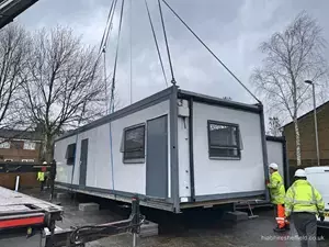 Modular classrooms project sold & setup at a school in Manchester