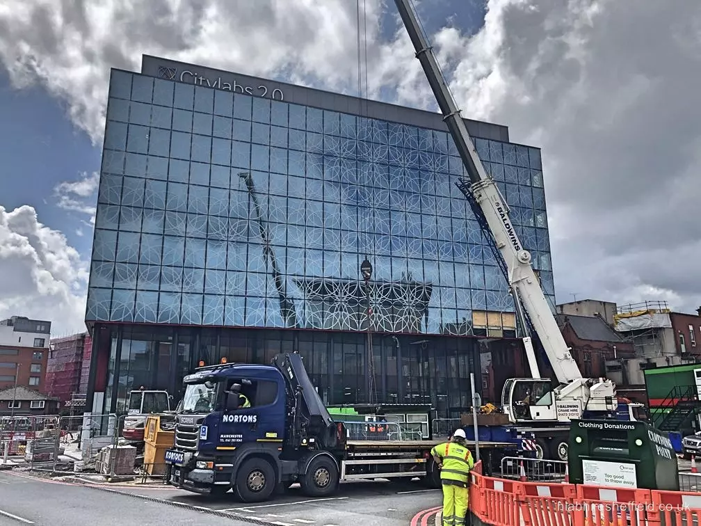 Dismantling Sir Robert Mcalpine modular upon completion of Manchester site